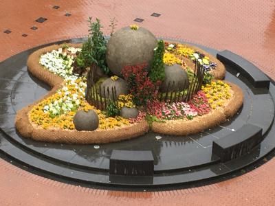 Frühjahr am Kugelbrunnen