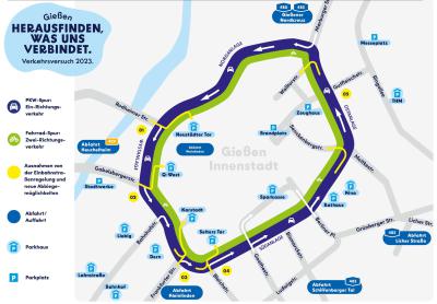 Verkehrsversuch Gießen